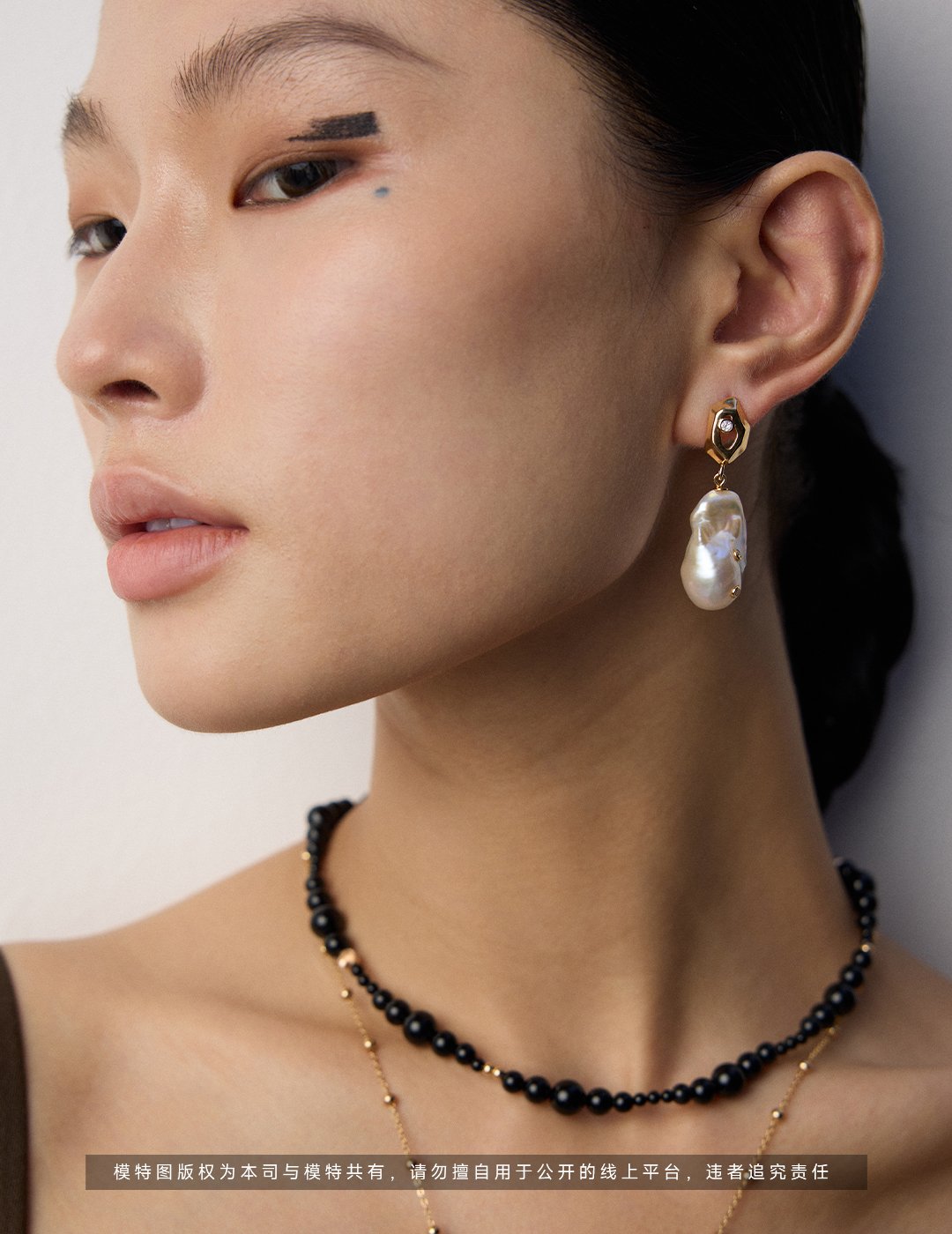 Timeless Elegance S925 Silver Baroque Pearl Earrings | Vintage Zircon Accents - Image 3