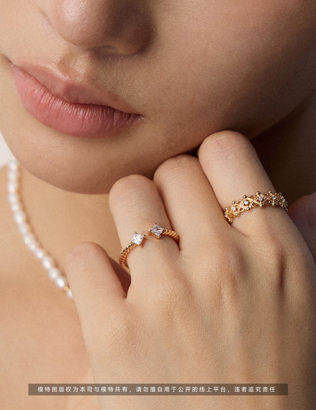 Elegant Zircon Crown Ring | S925 Silver Adjustable Retro Design - Image 6