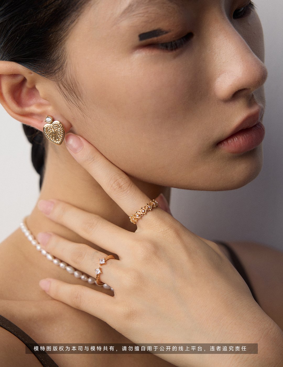 Elegant Zircon Crown Ring | S925 Silver Adjustable Retro Design - Image 4